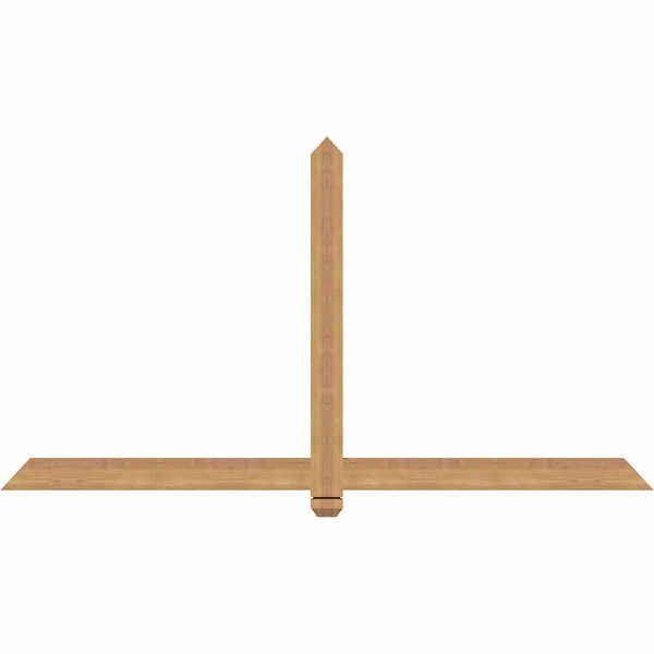 Ekena Millwork Eugene Smooth Timber Gable Bracket, Western Red Cedar, 72"W x 39"H x 1 1/2"D x 3 1/2"F, 13/12 Pitch GBW072X39X0204EUG00SWR - main